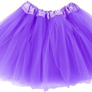 Girl Tutu Skirt Ballet Dance Dress Up 3 Layered